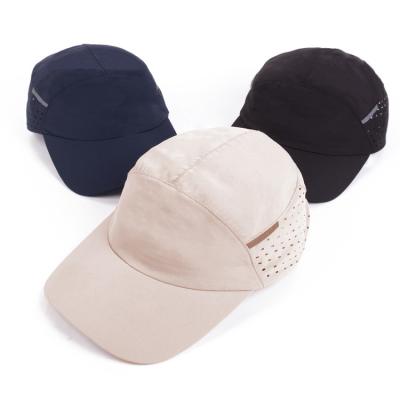 China White Waterproof Polyester Curved Brim Embroidery Dad Hat Waterproof Baseball Caps for sale