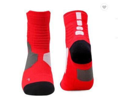 China Fashion Solid Color Designs Cotton Professional Basketball Men's Unique High Quality Socks QUICK DRY for sale