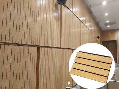 China Soundproofing MDF Wooden Grooved Panels for sale