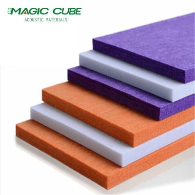 China Eco Friendly Polyester Fiber Acoustic Panel Heat Insulation For Gyms for sale