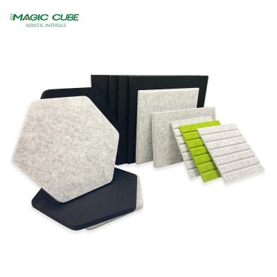 China Customizable Sound Absorbing Wall Panels Polyester Fiber For Noise Control for sale