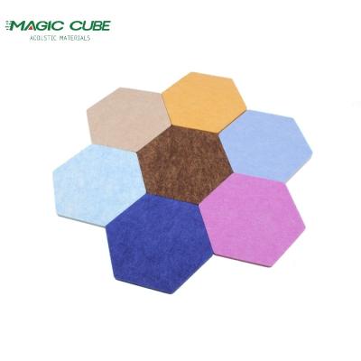 China Modern Design Sound Absorbing Acoustic Panel With 100% Polyester Fiber Core Material for sale