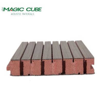 China Timber Slat Wall Panels for Conference Room Eco Friendly Soundproof MGO Core Material for sale