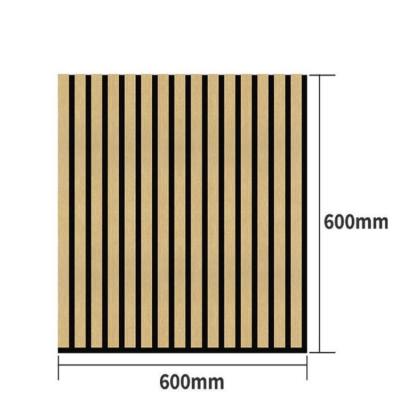 China Leichtgewichtige MDF-Polyester-Wandplatten aus Holzfasern für die akustische Steuerung zu verkaufen