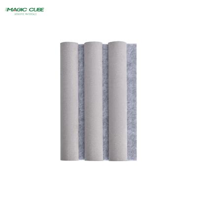 China Wall Sound Absorption Fire Retardant Sustainable Suede Wrapped Acoustic Panel for sale