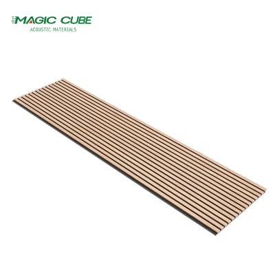 China MDF Acoustic Diffusion Wall Panels Soundproofing Wood Slat Fiber Acoustic Panels Free samples for sale