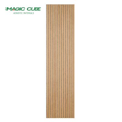 China Factory direct sale  Decorated Building Material Acoustic Felt Polyester akupanel mdf acoustic panel for sale