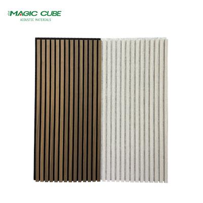 China Modern  Office Building slat wood Sound Absorbing Panel akupanel acoustic panel wooden for sale