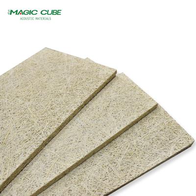 China Best Selling Price In stock fiber cement acoustic wall Coffered Ceiling 1mm width wood wool wall panels for sale