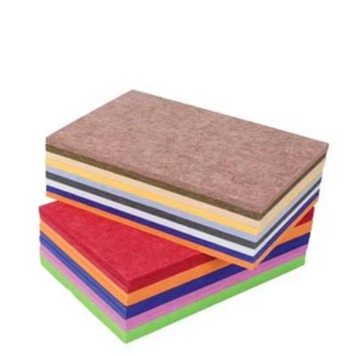 Chine Custom Polyester PET Felt Wall Panels Meeting Room Recording Studio Polyester Fiber Acoustic Panel for promotion à vendre