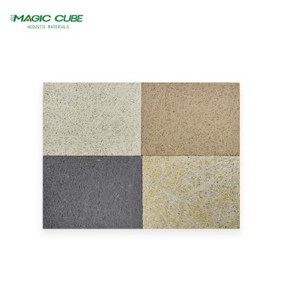 Chine Manufacture Direct Noise Reduction fiber cement acoustic wall wood-wool panels for Living Room Application à vendre