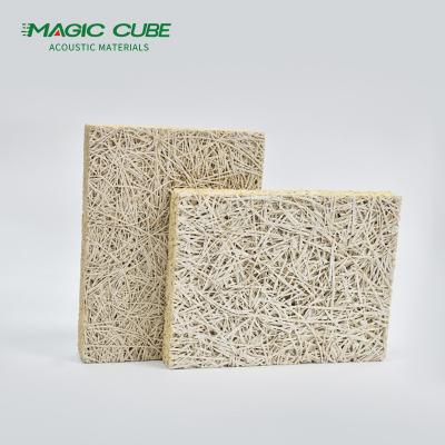 China The New Listing Cement Fiber Board Colorful Interior Decorating wood wool sound absorbing panel for sale