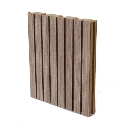 China Recording Studio Soundproofing Fireproof Material Sound Insulation Floor Grooved Acoustic Panel en venta