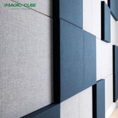 Cina Cinema Indoor Noise Reduction 25mm Thickness Fabric Wrapped Wall Panels in vendita