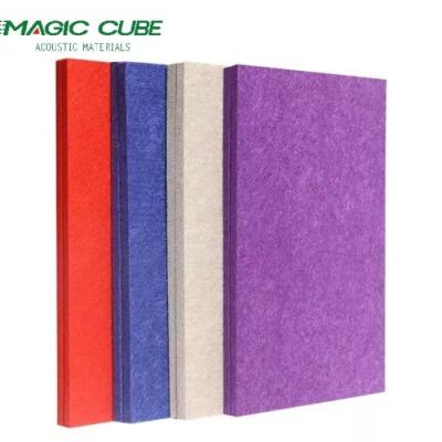 China Customizable Polyester Fiber Acoustic Panel for Interior Acoustic Design and Soundproofing en venta