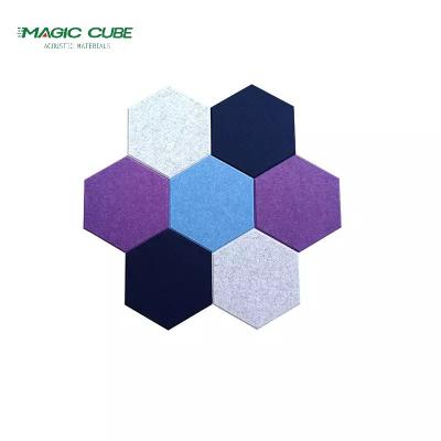 Cina Hexagon Eco-Friendly Polyester Fiber Acoustic Panel per l'uso in più scene in vendita