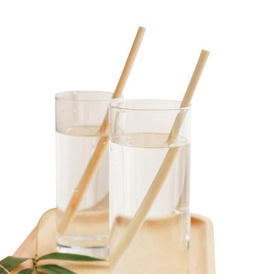 China Disposable Biodegradable Organic Bamboo Straw High Quality Reusable Bamboo Straw for sale