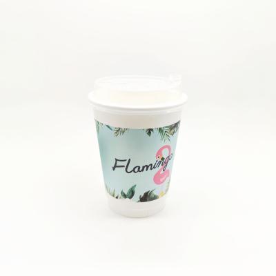 China 2021 New Style Disposable Paper Cup Printer Kraft Paper Cups Accept Double Wall Cup With Design for sale