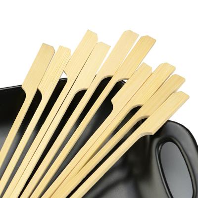 China Thermal Resistance 2021 New Style Disposable Knot Skewer BBQ Bamboo Skewer Customize Kebab Skewer For Food for sale