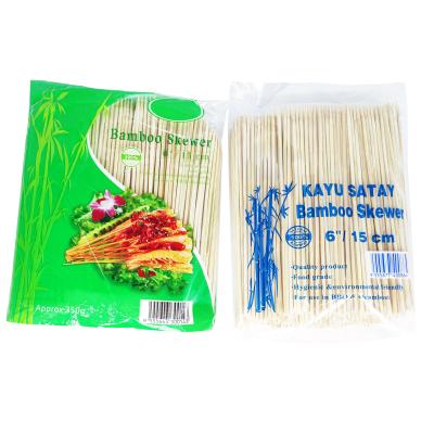 China Thermal resistance 2021 new disposable bamboo stick skewer wholesale bamboo skewers sticks for food maker skewer bamboo for sale