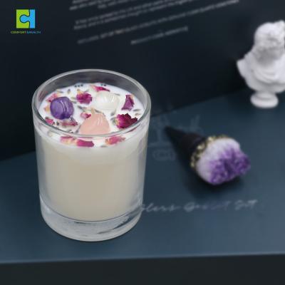 China Birthdays Wholesale Home Decorations Private Label Scented Luxury Crystal Candle for sale