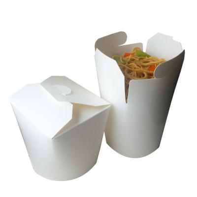 China Recyclable High Quality Disposable French Fries Chicken Coated Paper Bucket Food Takeout Box for sale