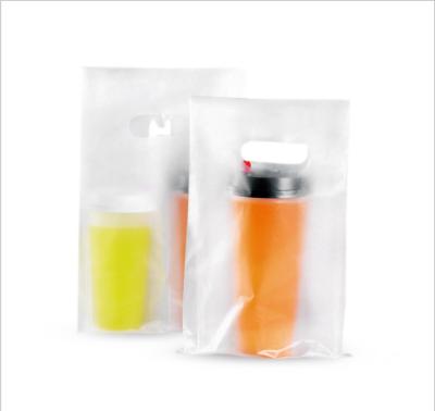 China Wholesale High Quality Customized Disposable New Design Milk Tea Drink Take Out Carry Drinks Bags for sale