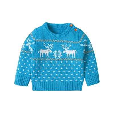 China 2021 New Arrivals Baby Clothes Anti-pilling Christmas Long Sleeve Knitted Sweater Infant Winter Autumn Clothing for sale