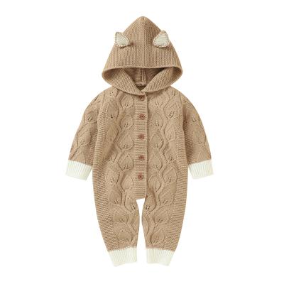 China New Winter Baby Rompers 100% Spring and Color Sleep Wear Solid Acrylic Baby Girls Boys Overalls Clothing Sets for sale