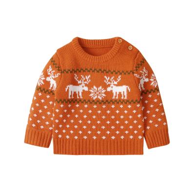 China Wholesale Breathable Handmade Kids Winter Baby Clothes Knit Boy Girl Christmas Baby Sweater for sale