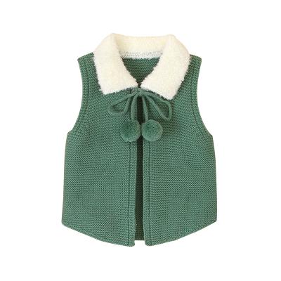 China Anti-wrinkle Low Price Guaranteed Quality Baby New Knitted Coat Baby Vest Autumn Outwear for sale