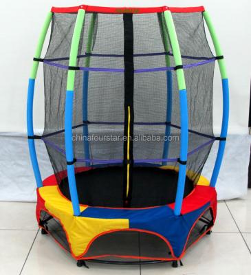 China With 55 Inch Mini Outdoor Colorful Trampoline Protective Net Four Star Indoor Children for sale