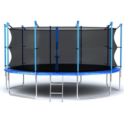 China With 12FT Outdoor Gymnastics Trampoline Round Four Star Protective Net With Safety Net for sale