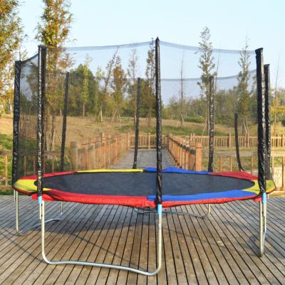 China Outdoor PE 14ft Gymnastics Trampoline Enclosures For Sale for sale