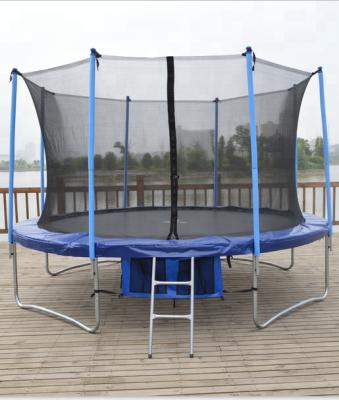 China With outdoor/indoor jumping trampolines 15ft foldable FOUR STARS net bed protector for sale