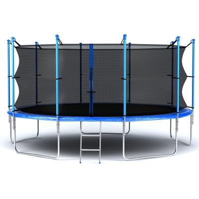 China Adult Jumping Toys 4.88m Large Steel Frame Trampoline Bungee Jumping Bed 16ft for sale