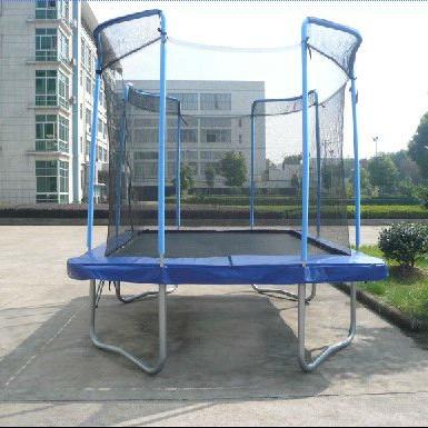 China 8*12ft outdoor rectangular trampolines with best selling good quality for wholesale 8*12ft for sale