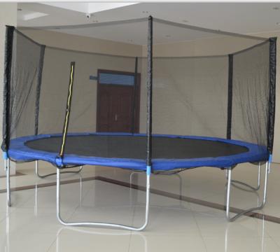 China Professional PE 6FT-16FT Kids Folding Trampolines With Safety Net And Enclosures for sale