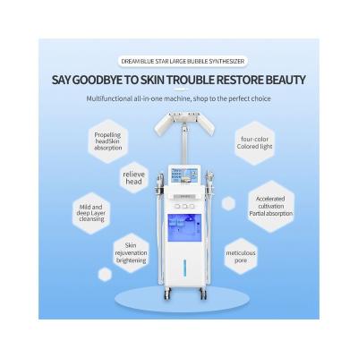 China Skin Tightening New Design 14 in 1 Skin Rejuvenation Oxygen Facial Jet Bubble Pore Cleanser Remove Wrinkles Machine with PDT Led Light for sale