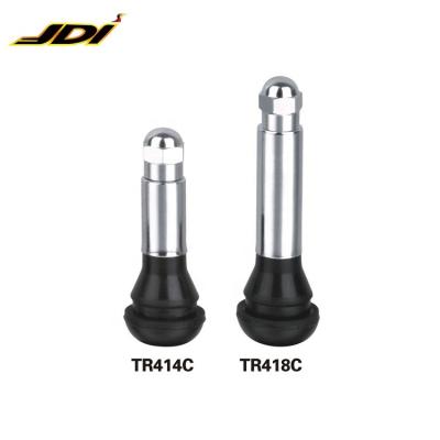 China Good price good quality passenger car/tubeless chrome-socket light truck JDI-TR412AC/TR413AC/TR414AC passenger car&light truck break-in tire valve for sale