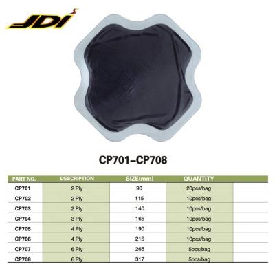 China Various FB Style Good Quality CP701 Passenger Rubber Tire Patch / Bias-ply for sale