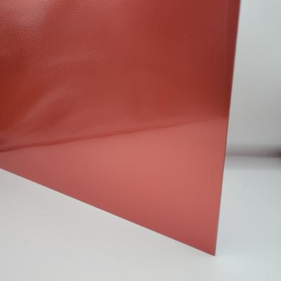 Cina decorazione di plastica acrilica del pannello dello specchio di 1-6mm della colata rossa dello strato 1830x1220mm in vendita