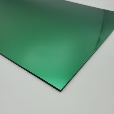 Chine feuille acrylique 1220x2440mm de miroir de vert d'épaisseur de 1/8 pouce pour la décoration à vendre