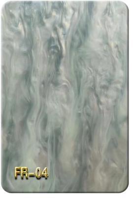 China Acrylic Decoration 1220x2440mm 1/8'' Pearl Marble Acrylic Sheet for sale