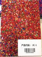 China 4mm Thick Chunky Flakes Glitter Cast Acrylic Sheet For Laser Cutting for sale