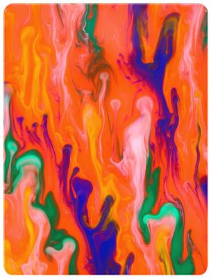 China Mix Colored Oil Painting Pattern Acrylic Sheet 1220*2440mm For Decoration Wall Decor for sale