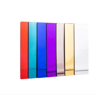 China 1220x2440mm Plexiglass Mirror Sheets Cast Acrylic Plastic Crafts Home Decor for sale