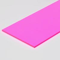 China Fluorescent Pink Translucent Acrylic Sheets 4x8 Inch Plexiglass For Advertising for sale