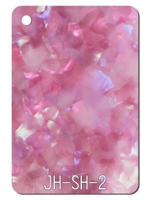 Chine Shell Texture Design Acrylic Sheet florale rose imperméabilisent la feuille 48 x 96 acrylique à vendre