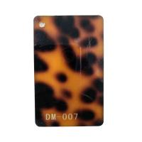 China Tortuga clara Shell Acrylic Sheet Leopard Pattern para la cadena del bolso en venta